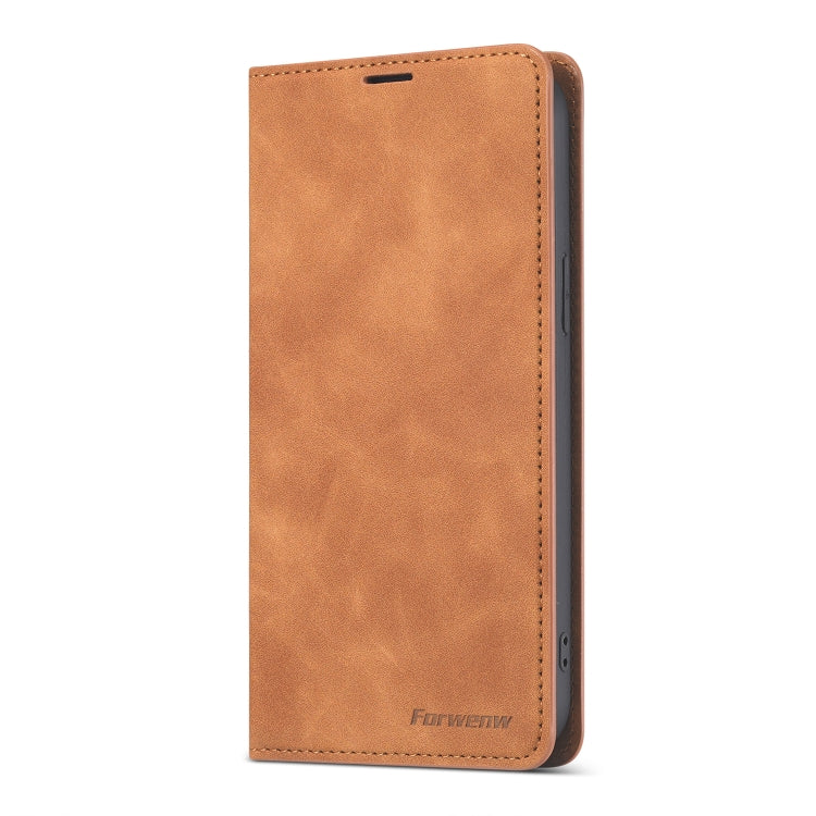 For iPhone 13 Forwenw Dream Series Magnetic Oil Edge Horizontal Flip Leather Case with Holder & Card Slot & Photo Frame & Wallet