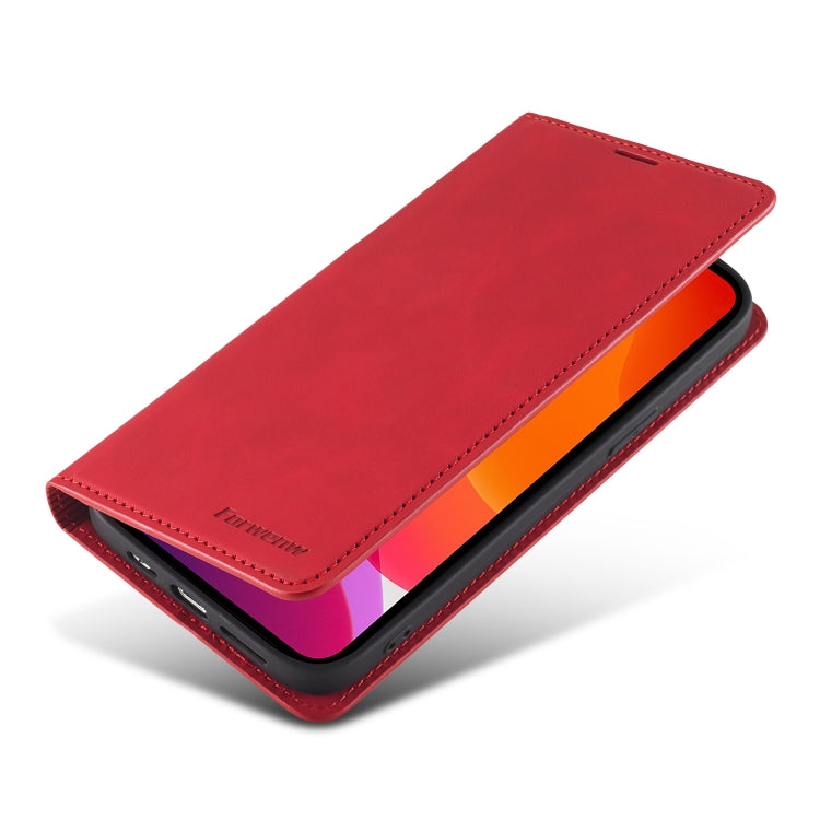 For iPhone 13 Pro Max Forwenw Dream Series Magnetic Oil Edge Horizontal Flip Leather Case with Holder & Card Slot & Photo Frame & Wallet