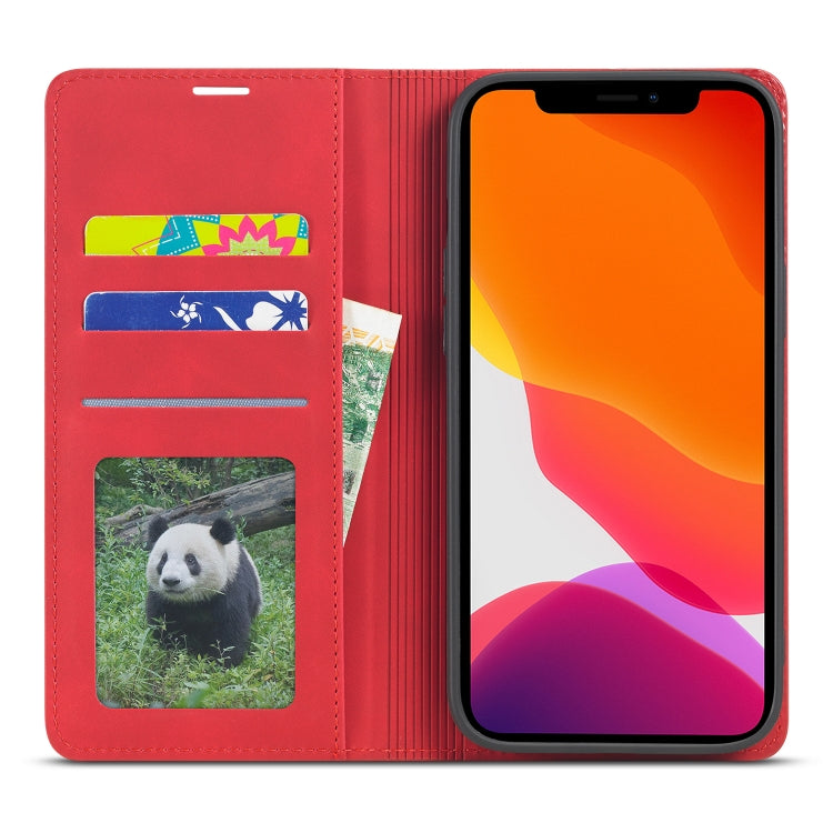 For iPhone 13 Pro Max Forwenw Dream Series Magnetic Oil Edge Horizontal Flip Leather Case with Holder & Card Slot & Photo Frame & Wallet