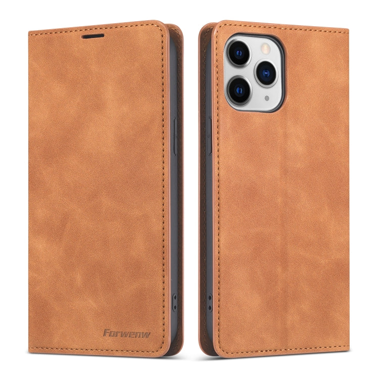 For iPhone 13 Pro Max Forwenw Dream Series Magnetic Oil Edge Horizontal Flip Leather Case with Holder & Card Slot & Photo Frame & Wallet