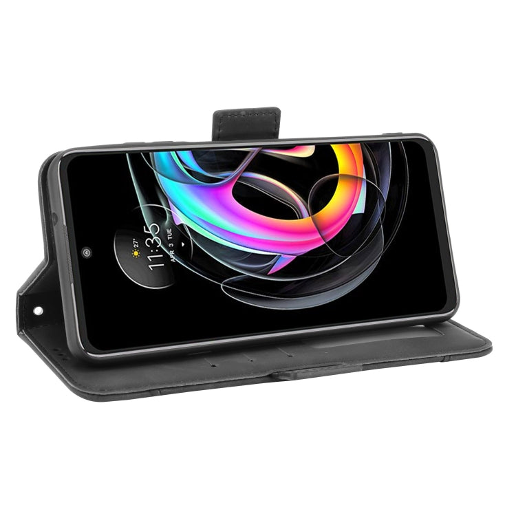 For Motorola Moto Edge 20 Lite Skin Feel Calf Pattern Horizontal Flip Leather Case with Holder & Card Slots & Photo Frame