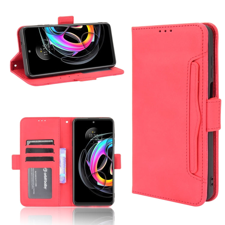 For Motorola Moto Edge 20 Lite Skin Feel Calf Pattern Horizontal Flip Leather Case with Holder & Card Slots & Photo Frame