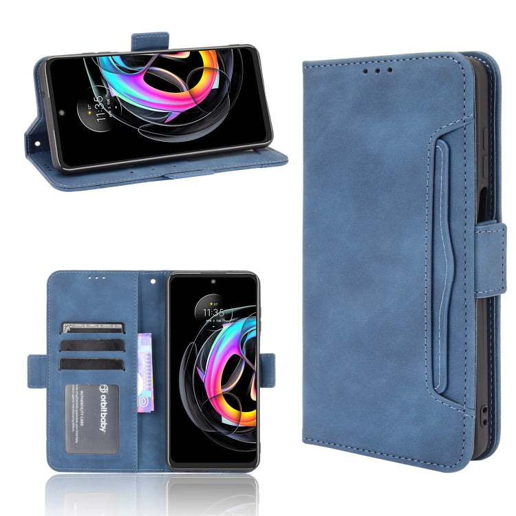 For Motorola Moto Edge 20 Lite Skin Feel Calf Pattern Horizontal Flip Leather Case with Holder & Card Slots & Photo Frame