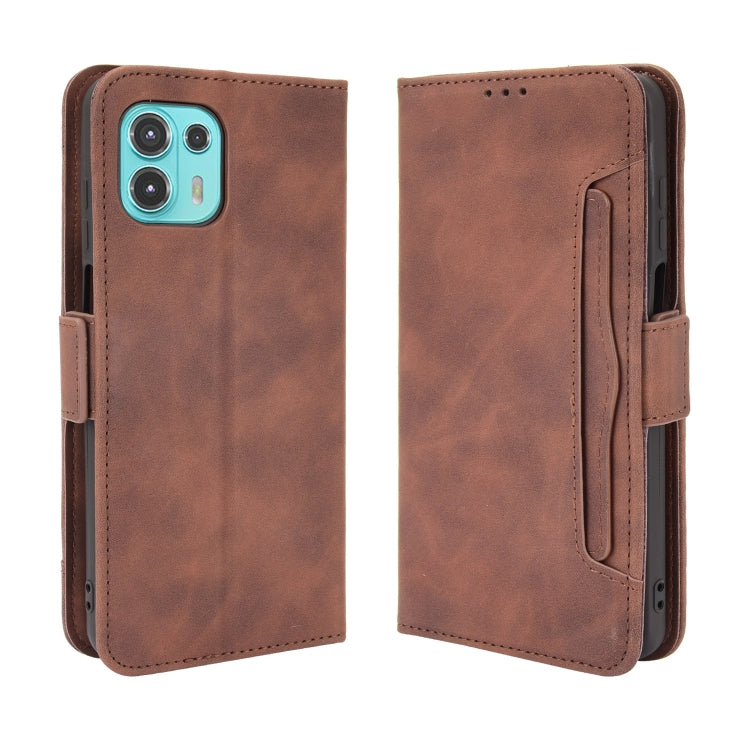 For Motorola Moto Edge 20 Lite Skin Feel Calf Pattern Horizontal Flip Leather Case with Holder & Card Slots & Photo Frame