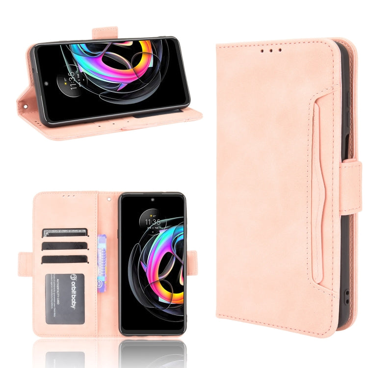 For Motorola Moto Edge 20 Lite Skin Feel Calf Pattern Horizontal Flip Leather Case with Holder & Card Slots & Photo Frame