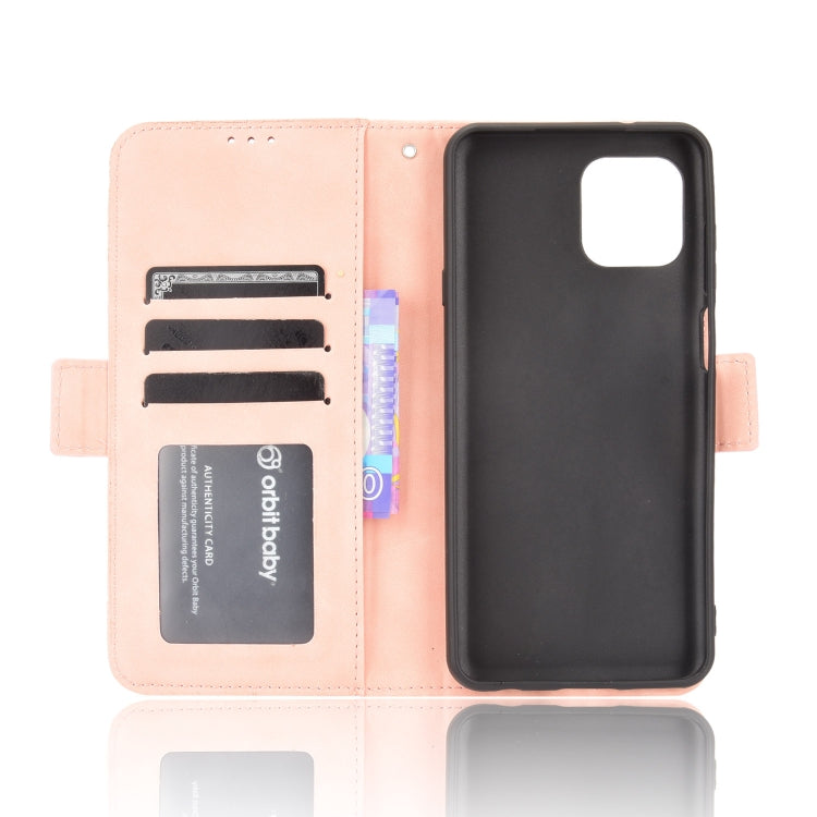 For Motorola Moto Edge 20 Lite Skin Feel Calf Pattern Horizontal Flip Leather Case with Holder & Card Slots & Photo Frame