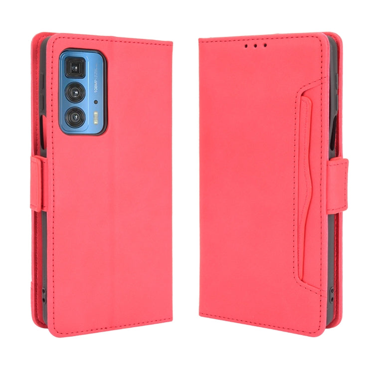 For Motorola Moto Edge 20 Pro/Edge S Pro Skin Feel Calf Pattern Horizontal Flip Leather Case with Holder & Card Slots & Photo Frame