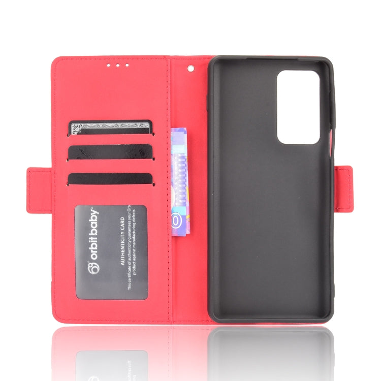For Motorola Moto Edge 20 Pro/Edge S Pro Skin Feel Calf Pattern Horizontal Flip Leather Case with Holder & Card Slots & Photo Frame
