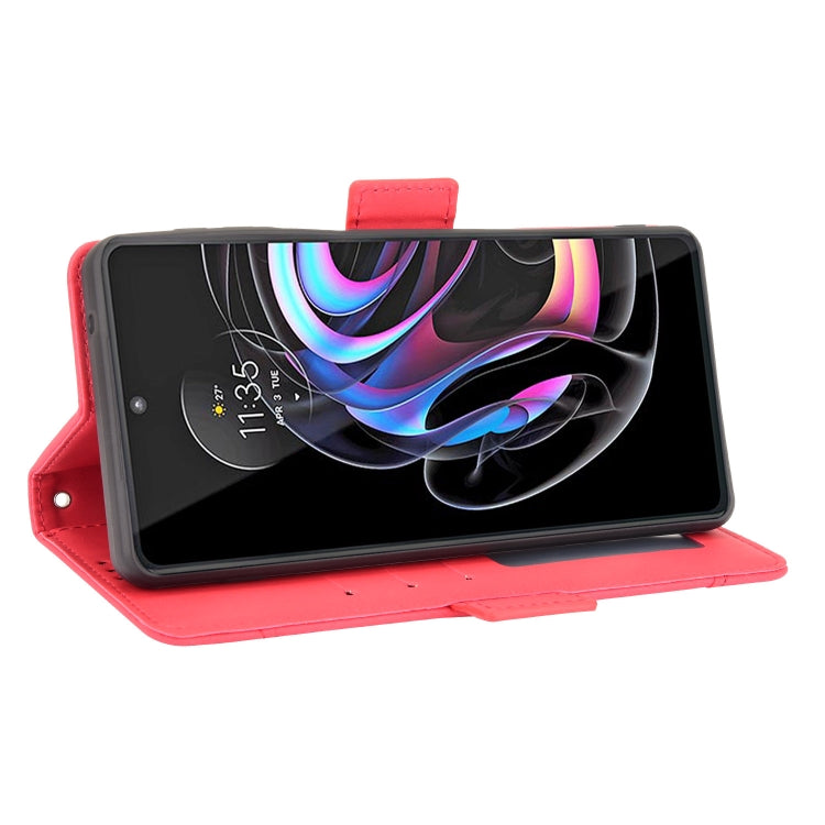 For Motorola Moto Edge 20 Pro/Edge S Pro Skin Feel Calf Pattern Horizontal Flip Leather Case with Holder & Card Slots & Photo Frame