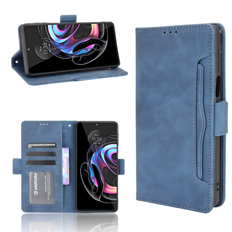 For Motorola Moto Edge 20 Pro/Edge S Pro Skin Feel Calf Pattern Horizontal Flip Leather Case with Holder & Card Slots & Photo Frame