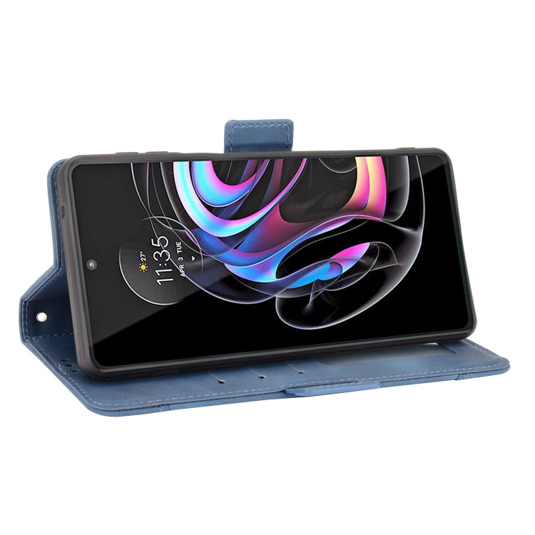 For Motorola Moto Edge 20 Pro/Edge S Pro Skin Feel Calf Pattern Horizontal Flip Leather Case with Holder & Card Slots & Photo Frame