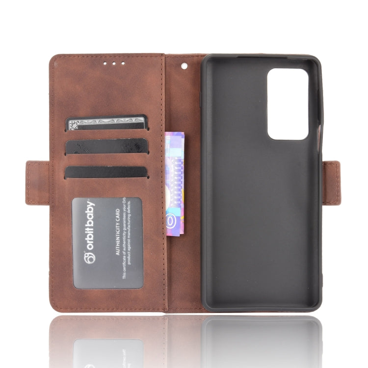 For Motorola Moto Edge 20 Pro/Edge S Pro Skin Feel Calf Pattern Horizontal Flip Leather Case with Holder & Card Slots & Photo Frame