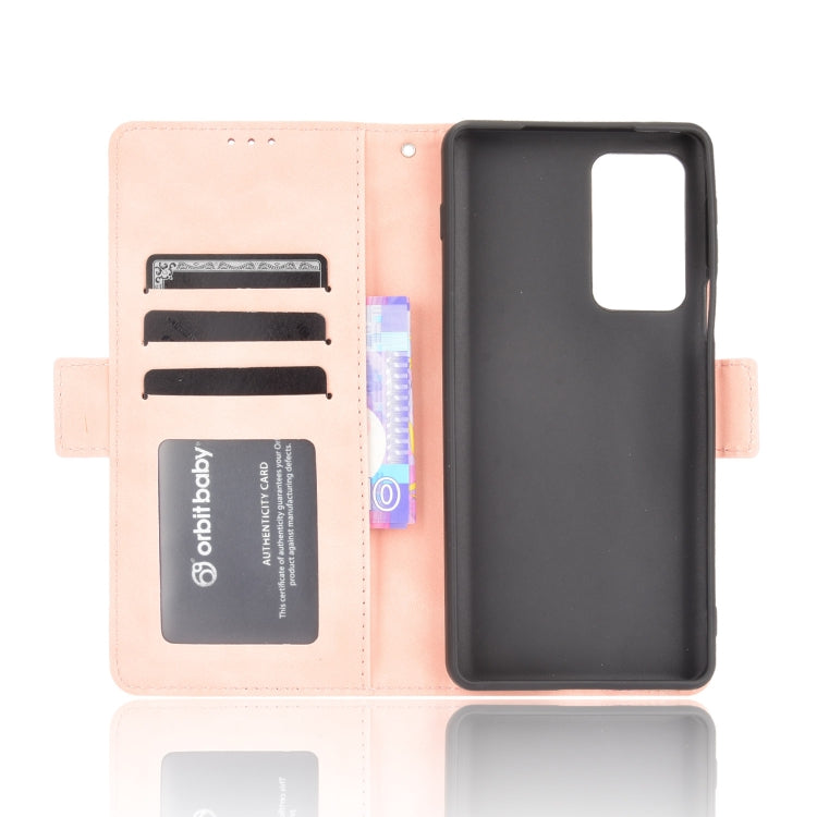 For Motorola Moto Edge 20 Pro/Edge S Pro Skin Feel Calf Pattern Horizontal Flip Leather Case with Holder & Card Slots & Photo Frame