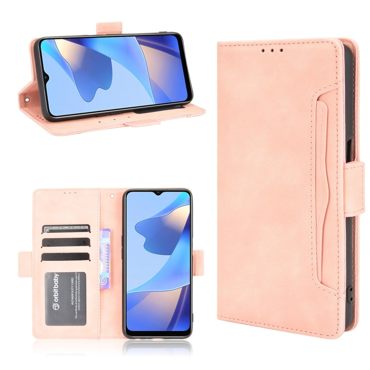 For OPPO A16 Skin Feel Calf Pattern Horizontal Flip Leather Case with Holder & Card Slots & Photo Frame