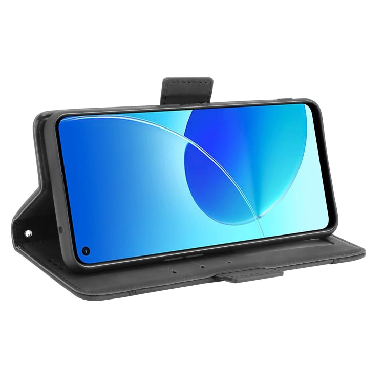 For OPPO Reno6 Z Skin Feel Calf Pattern Horizontal Flip Leather Case with Holder & Card Slots & Photo Frame