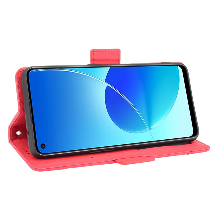 For OPPO Reno6 Z Skin Feel Calf Pattern Horizontal Flip Leather Case with Holder & Card Slots & Photo Frame