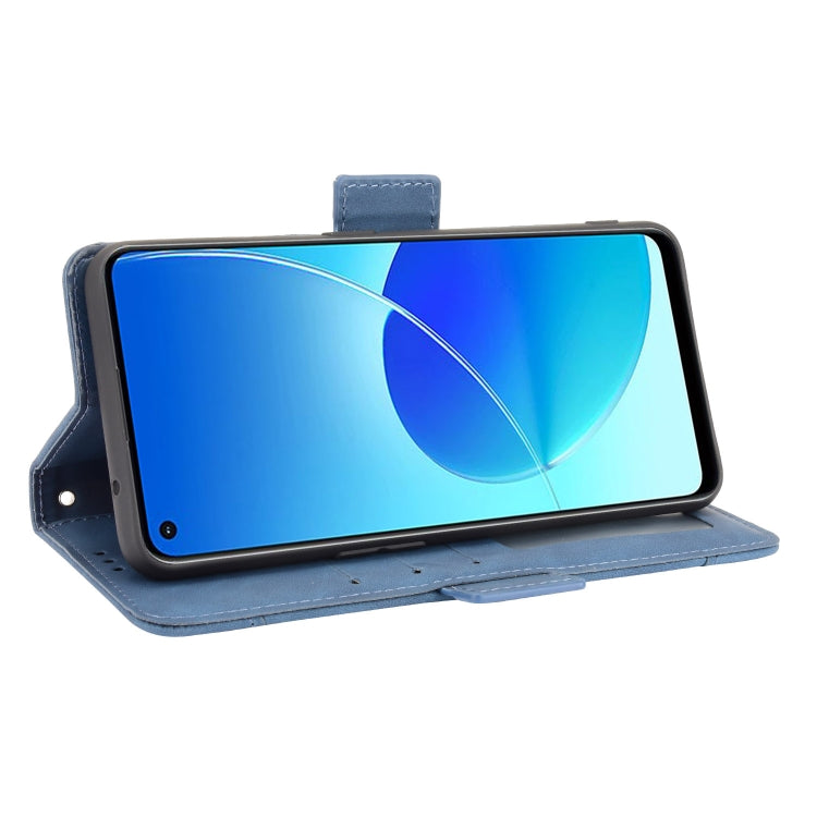 For OPPO Reno6 Z Skin Feel Calf Pattern Horizontal Flip Leather Case with Holder & Card Slots & Photo Frame