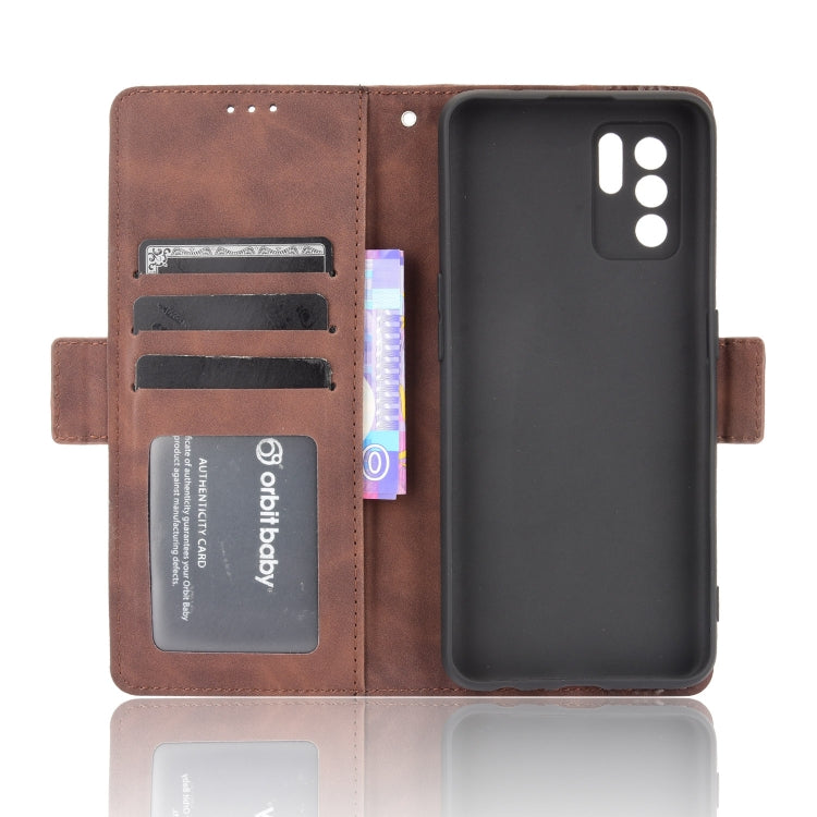 For OPPO Reno6 Z Skin Feel Calf Pattern Horizontal Flip Leather Case with Holder & Card Slots & Photo Frame