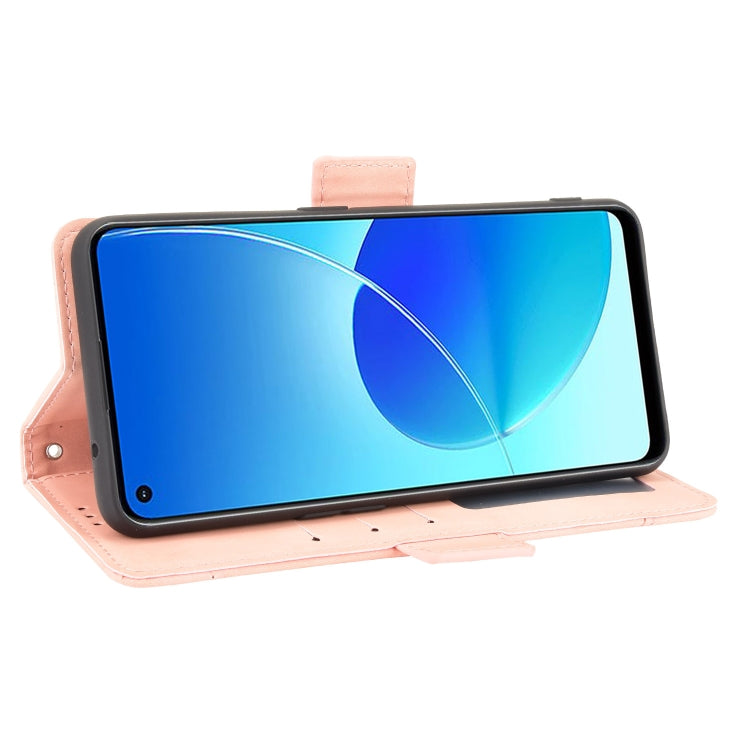 For OPPO Reno6 Z Skin Feel Calf Pattern Horizontal Flip Leather Case with Holder & Card Slots & Photo Frame