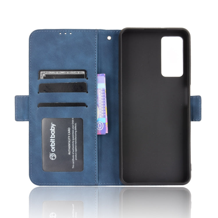 For T-Mobile REVVL V+ 5G Skin Feel Calf Pattern Horizontal Flip Leather Case with Holder & Card Slots & Photo Frame