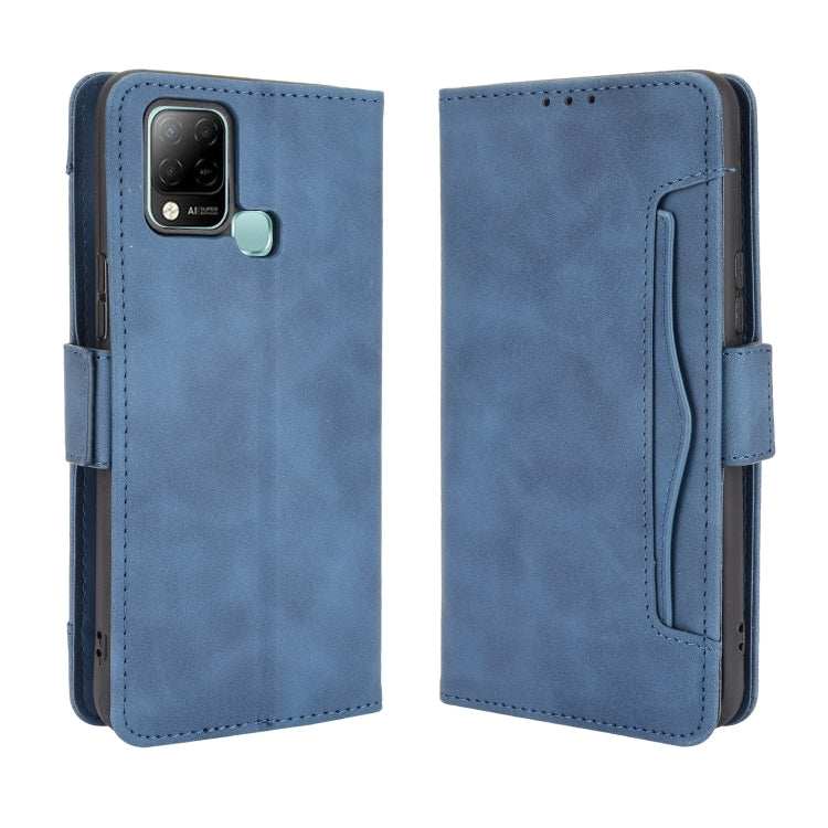 For Infinix Hot 10s/10s NFC/10T Skin Feel Calf Pattern Horizontal Flip Leather Case with Holder & Card Slots & Photo Frame