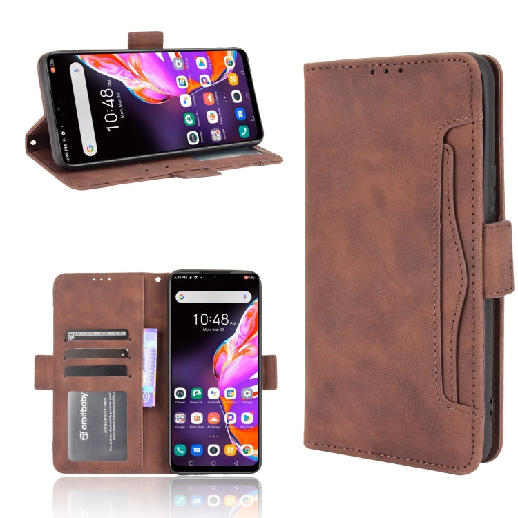 For Infinix Hot 10s/10s NFC/10T Skin Feel Calf Pattern Horizontal Flip Leather Case with Holder & Card Slots & Photo Frame