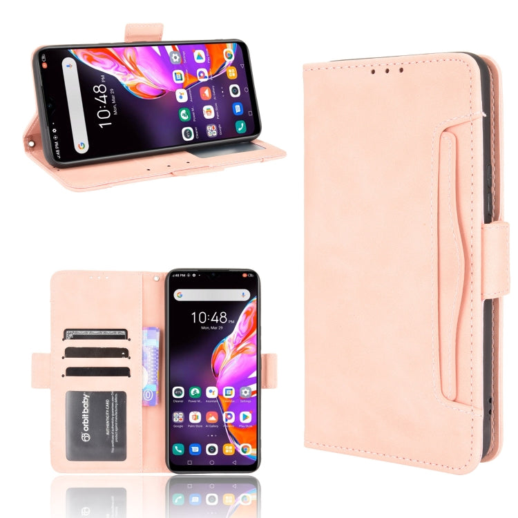 For Infinix Hot 10s/10s NFC/10T Skin Feel Calf Pattern Horizontal Flip Leather Case with Holder & Card Slots & Photo Frame
