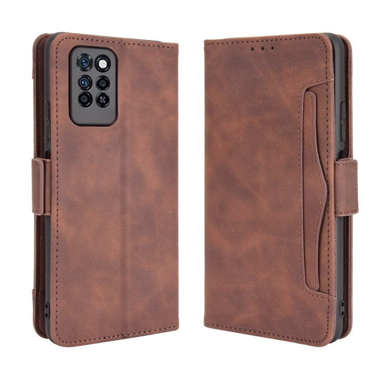 For Infinix Note 10 Pro/Note 10 Pro NFC Skin Feel Calf Pattern Horizontal Flip Leather Case with Holder & Card Slots & Photo Frame