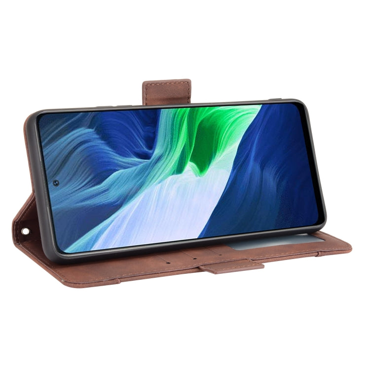 For Infinix Note 10 Pro/Note 10 Pro NFC Skin Feel Calf Pattern Horizontal Flip Leather Case with Holder & Card Slots & Photo Frame