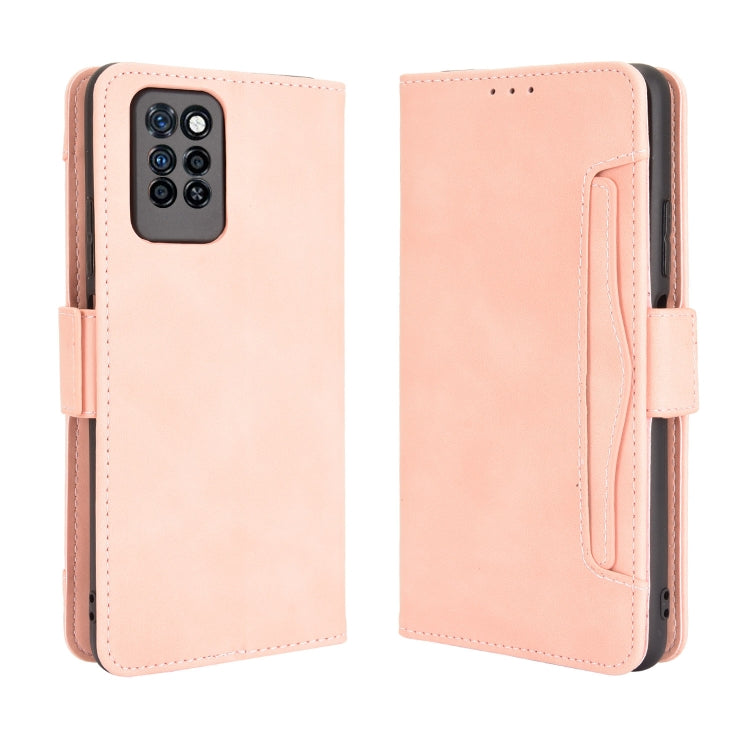 For Infinix Note 10 Pro/Note 10 Pro NFC Skin Feel Calf Pattern Horizontal Flip Leather Case with Holder & Card Slots & Photo Frame