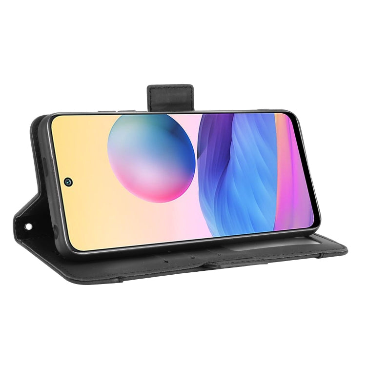 For Xiaomi Redmi Note 10 5G Skin Feel Calf Pattern Horizontal Flip Leather Case with Holder & Card Slots & Photo Frame
