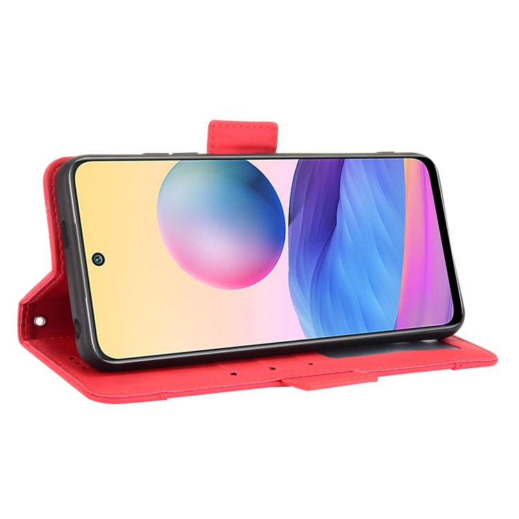 For Xiaomi Redmi Note 10 5G Skin Feel Calf Pattern Horizontal Flip Leather Case with Holder & Card Slots & Photo Frame