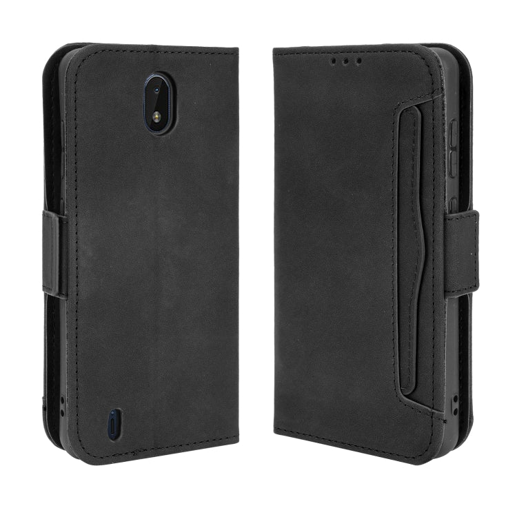For Nokia C01 Plus Skin Feel Calf Pattern Horizontal Flip Leather Case with Holder & Card Slots & Photo Frame