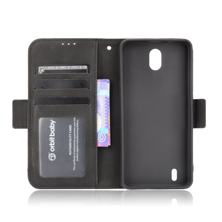 For Nokia C01 Plus Skin Feel Calf Pattern Horizontal Flip Leather Case with Holder & Card Slots & Photo Frame