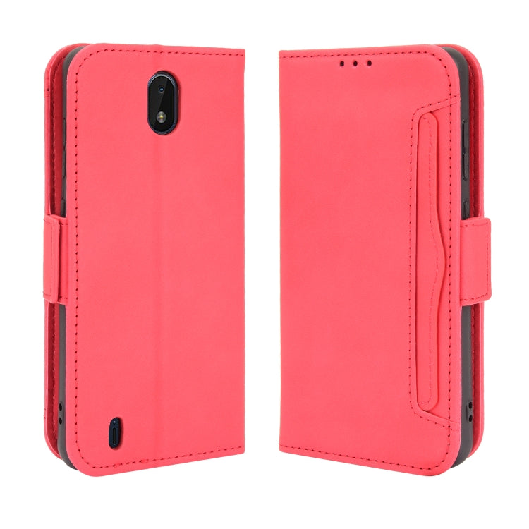 For Nokia C01 Plus Skin Feel Calf Pattern Horizontal Flip Leather Case with Holder & Card Slots & Photo Frame