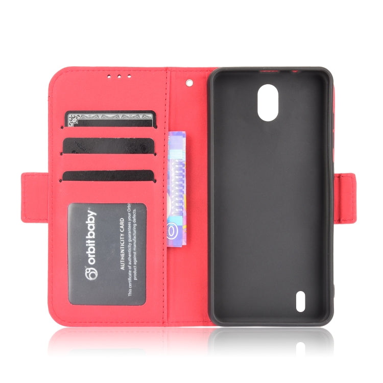 For Nokia C01 Plus Skin Feel Calf Pattern Horizontal Flip Leather Case with Holder & Card Slots & Photo Frame