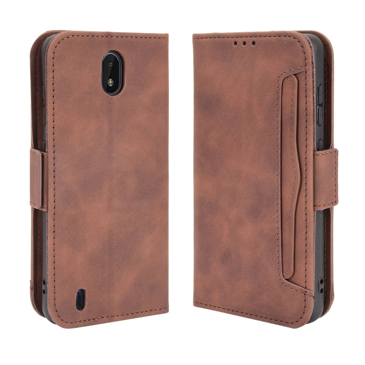 For Nokia C01 Plus Skin Feel Calf Pattern Horizontal Flip Leather Case with Holder & Card Slots & Photo Frame