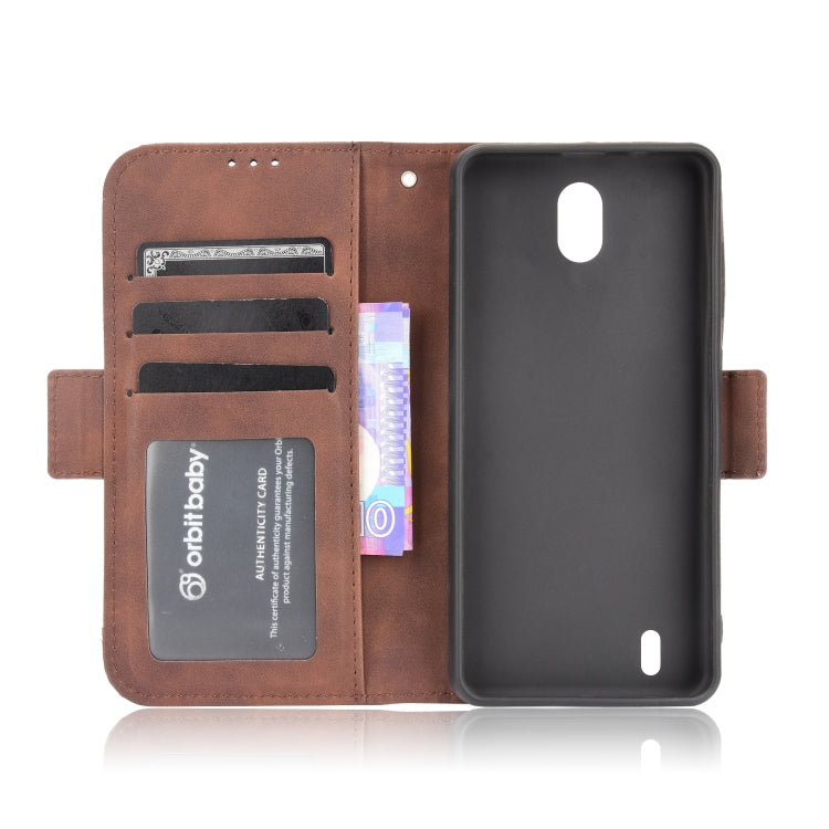 For Nokia C01 Plus Skin Feel Calf Pattern Horizontal Flip Leather Case with Holder & Card Slots & Photo Frame