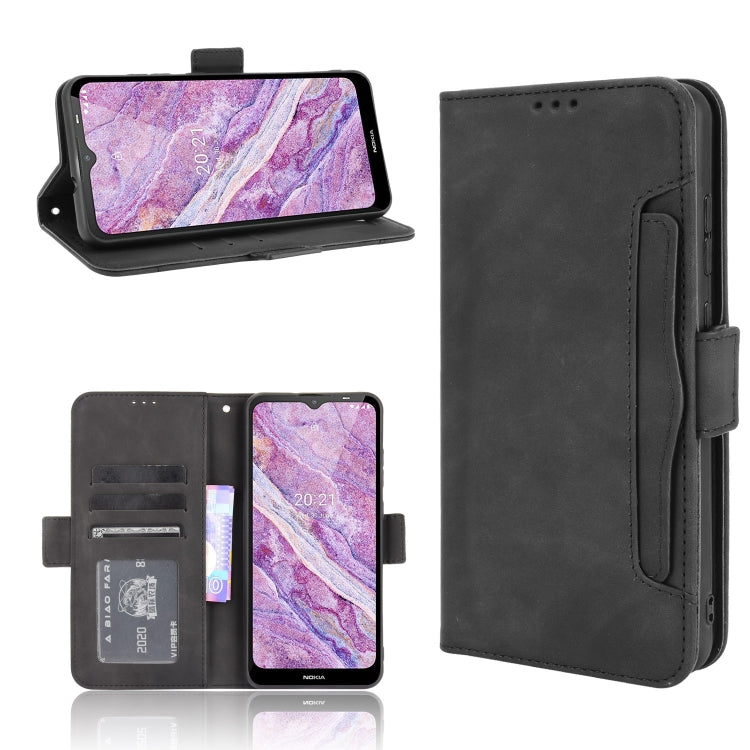 For Nokia C10/C20 Skin Feel Calf Pattern Horizontal Flip Leather Case with Holder & Card Slots & Photo Frame