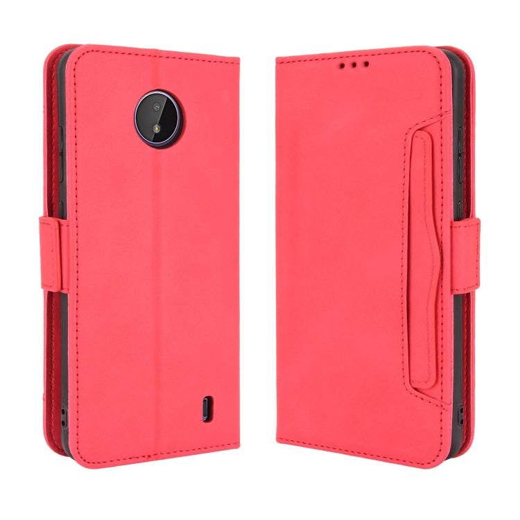 For Nokia C10/C20 Skin Feel Calf Pattern Horizontal Flip Leather Case with Holder & Card Slots & Photo Frame