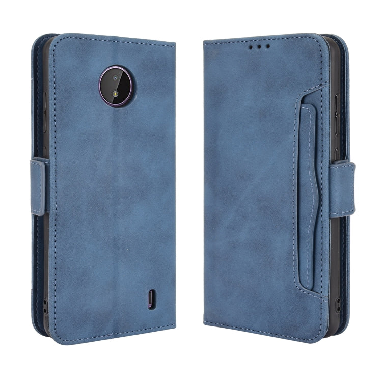 For Nokia C10/C20 Skin Feel Calf Pattern Horizontal Flip Leather Case with Holder & Card Slots & Photo Frame