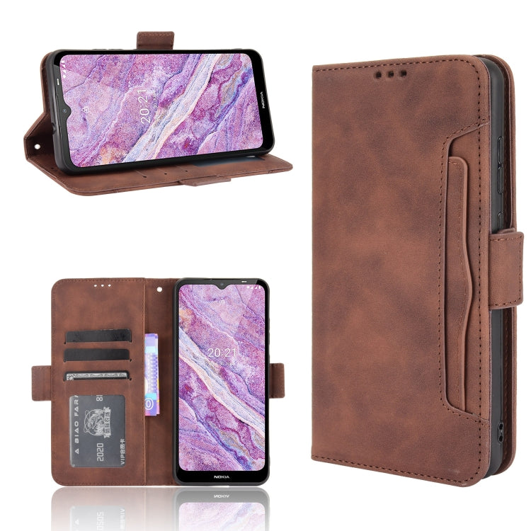 For Nokia C10/C20 Skin Feel Calf Pattern Horizontal Flip Leather Case with Holder & Card Slots & Photo Frame
