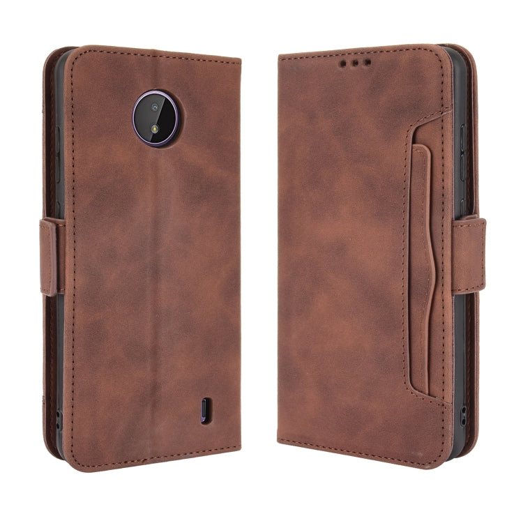For Nokia C10/C20 Skin Feel Calf Pattern Horizontal Flip Leather Case with Holder & Card Slots & Photo Frame
