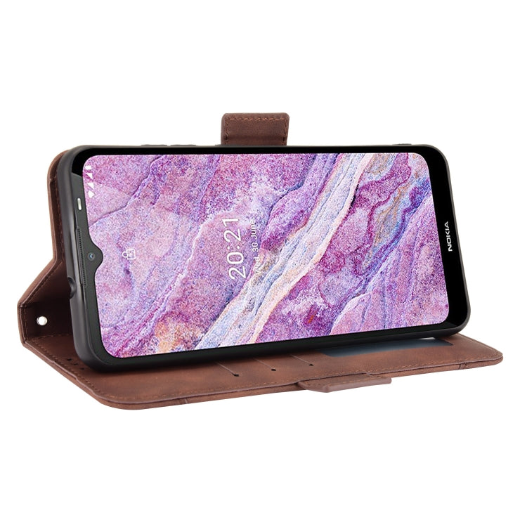 For Nokia C10/C20 Skin Feel Calf Pattern Horizontal Flip Leather Case with Holder & Card Slots & Photo Frame