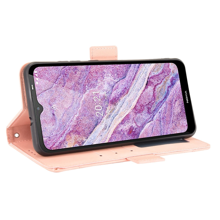For Nokia C10/C20 Skin Feel Calf Pattern Horizontal Flip Leather Case with Holder & Card Slots & Photo Frame