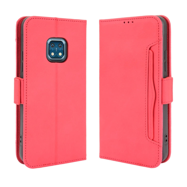 For Nokia XR20 Skin Feel Calf Pattern Horizontal Flip Leather Case with Holder & Card Slots & Photo Frame