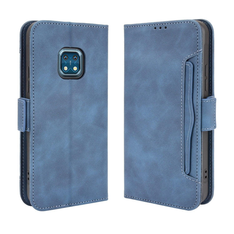 For Nokia XR20 Skin Feel Calf Pattern Horizontal Flip Leather Case with Holder & Card Slots & Photo Frame