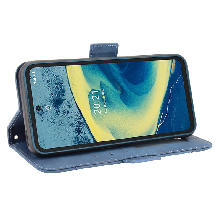 For Nokia XR20 Skin Feel Calf Pattern Horizontal Flip Leather Case with Holder & Card Slots & Photo Frame