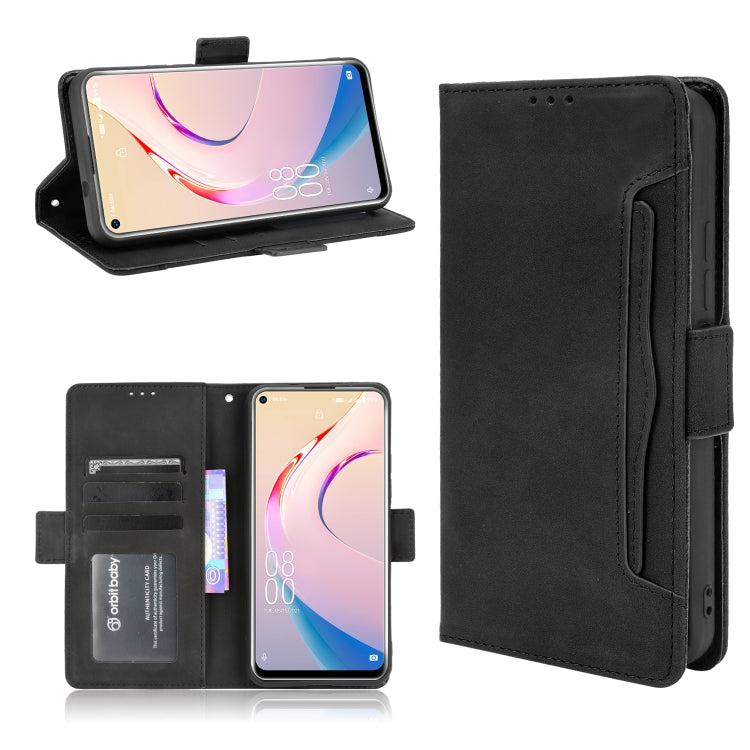 For Oukitel C21 Pro Skin Feel Calf Pattern Horizontal Flip Leather Case with Holder & Card Slots & Photo Frame