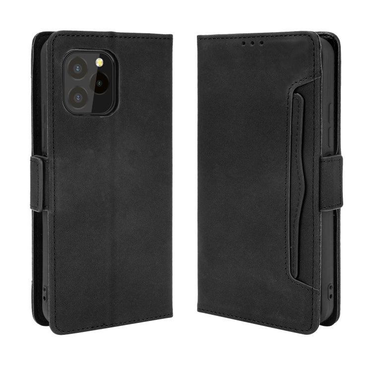 For Oukitel C21 Pro Skin Feel Calf Pattern Horizontal Flip Leather Case with Holder & Card Slots & Photo Frame